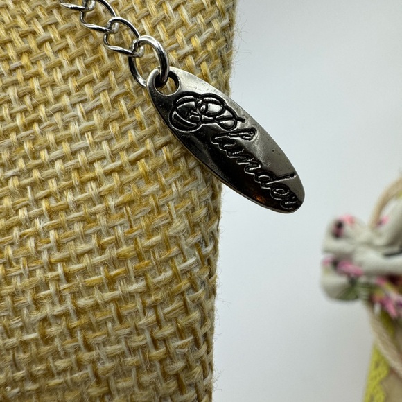 Retired PreOwned Plunder “Sue” Statement Necklace Soft Pink 18”-21” Box and Bag - Picture 14 of 16